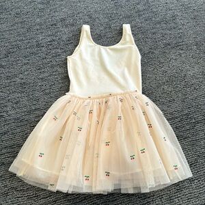 Konges Slojd Cream Tulle Dress